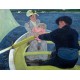 Paseo en barca, Cassatt, Algomasquearte