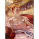 Mujer con collar de perlas, Cassatt, Algomasquearte