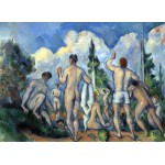 Los bañistas, Cezanne