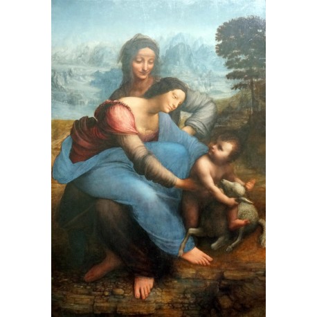 La virgen y el niño con Santa Ana, Da Vinci, Algomasquearte