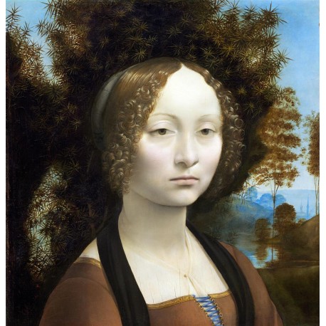 Ginevra de Benci, Da Vinci, Algomasquearte