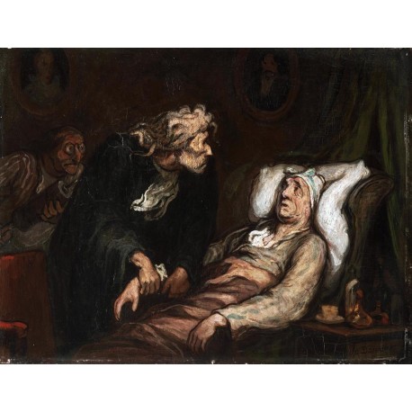 El enfermo imaginario, Daumier, Algomasquearte