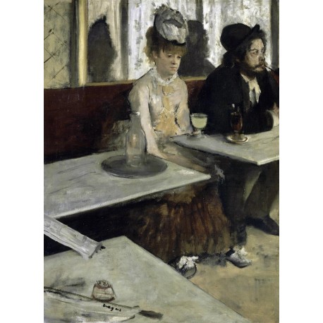 En el Café, Degas, Algomasquearte