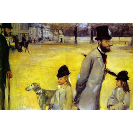 Plaza de la Concordia, Degas, Algomasquearte