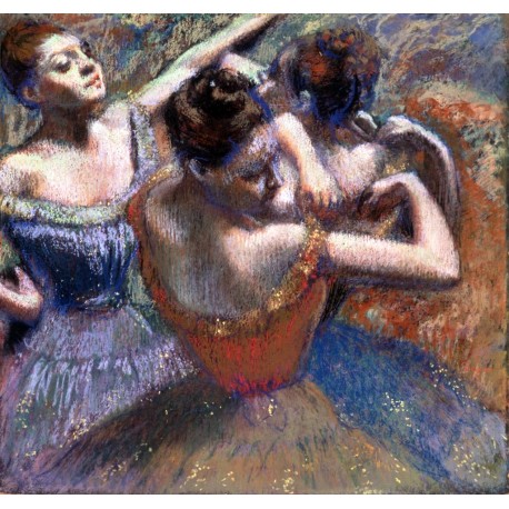 Bailarinas tras el escenario, Degas, Algomasquearte