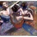 Bailarinas tras el escenario, Degas