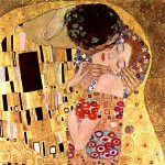 Reproducciones de Cuadros, El Beso, Detalle1, Klimt