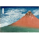 Rojo Fuji, Hokusai