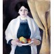 Retrato con manzanas, Macke, Algomasquearte