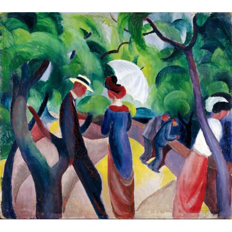 Paseo, Macke, Algomasquearte