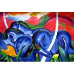 Grandes caballos azules, Franz Marc
