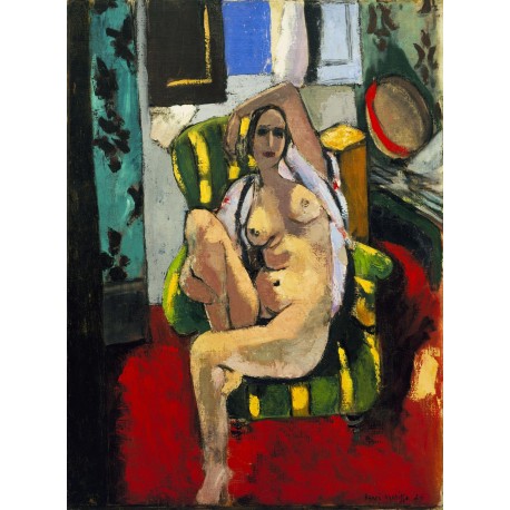 Odalisca con pandereta, Matisse, Algomasquearte