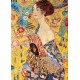 Reproducciones de Cuadros, Mujer con abanico, Klimt, Algomasquearte