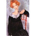 Mujer de pelo rojo, Modigliani