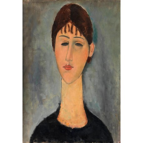 Retrato de Mme Zborowski, Modigliani, Algomasquearte