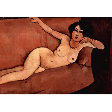 En el sofá, Modigliani, Algomasquearte