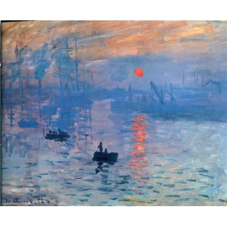 Impresion, Amanecer, Monet, Algomasquearte
