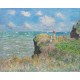 Paseo por el acantilado, Monet, Algomasquearte