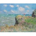 Paseo por el acantilado, Monet