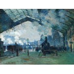 Llegada Tren Normandía, Monet, Algomasquearte