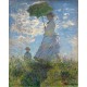 Mujer con parasol, Monet, Algomasquearte