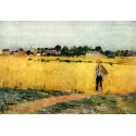 Entre el trigo, Morisot