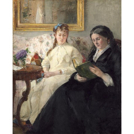 Retrato de Mme Morisot y su hija, Morisot, Algomasquearte