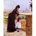 Mujer e hija en el balcon, Morisot