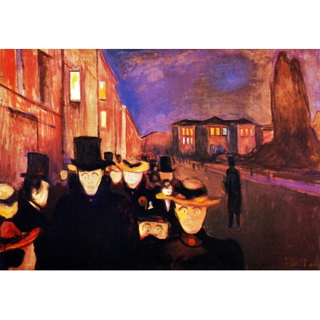 Munch Tarde en Karl Johan Algomasquearte