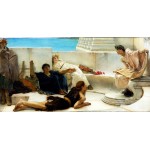 Reproduccion, Cuadro, Una lectura de Homero, Alma Tadema, algomasquearte