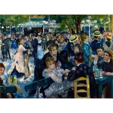 Renoir Baile en el Moulin de la Galette Algomasquearte