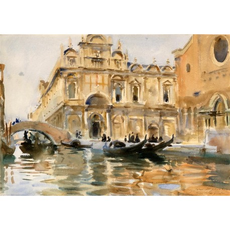 Singer Sargent Rio de los mendigos, Venecia Algomasquearte