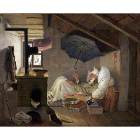 Spitzweg El poeta pobre Algomasquearte