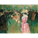 Baile en el Moulin Rouge, Toulouse-Lautrec