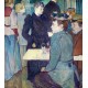 Toulouse-Lautrec En una esquina del Moulin de la Galette Algomasquearte