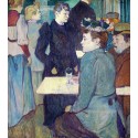 En una esquina del Moulin de la Galette, Toulouse-Lautrec