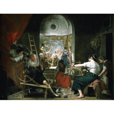 Velazquez La Hilanderas Algomasquearte