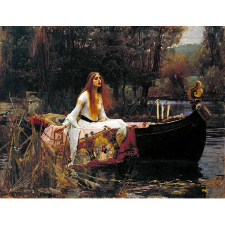 Waterhouse-La dama de Shalott-Algomasquearte