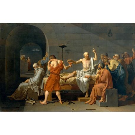 La muerte de Sócrates, David, Algomasquearte