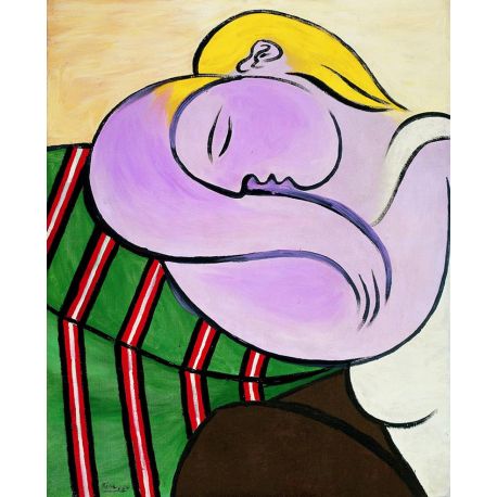 Picasso-Femme aux cheveux jaunes-Algomasquearte