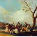 La Gallina ciega, Goya