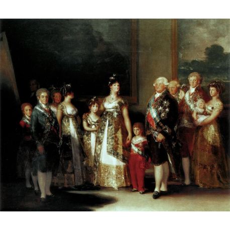 Familia Carlos IV-Goya-Algomasquearte