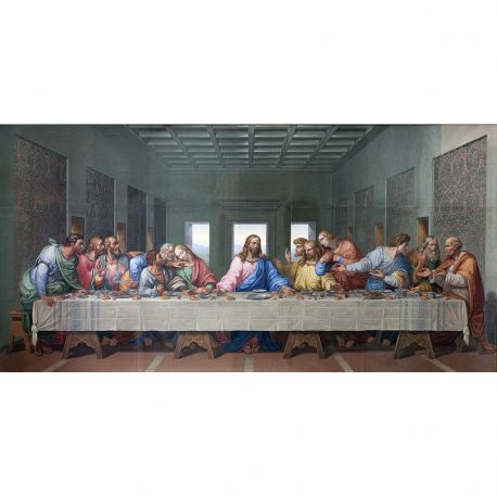 La última Cena, Giacomo Raffaelli, Da Vinci, Algomasquearte