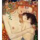 Reproducciones de Cuadros, Edades de la Mujer, detalle1, Klimt, algomasquearte