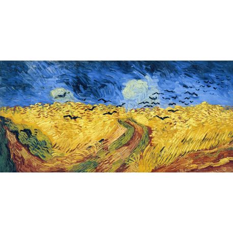 Trigal con cuervos, Van Gogh, algomasquearte