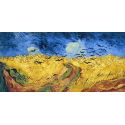 Trigal con cuervos (Wheatfield with Crows), Van Gogh