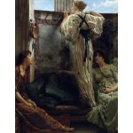 Reproduccion, Cuadro, ¿Quien es?, Alma-Tadema - 1863, Algomasquearte