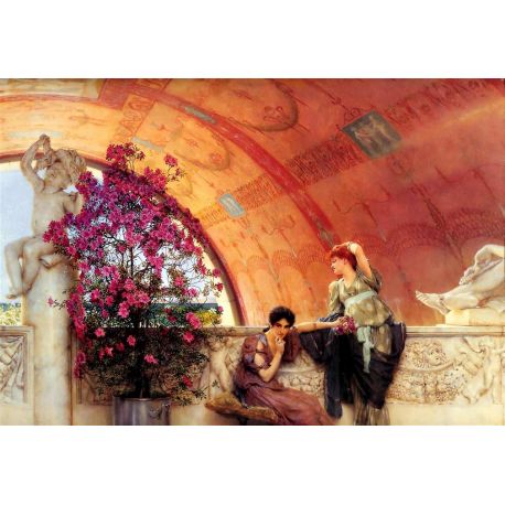 Reproduccion, Cuadro, Rivales inconscientes, Alma-Tadema, Algomasquearte 