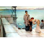 Reproducción, Cuadro, Un beso, Alma-Tadema, algomasquearte