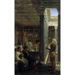 Reproducción, Cuadro, Un juglar, Alma-Tadema, algomasquearte